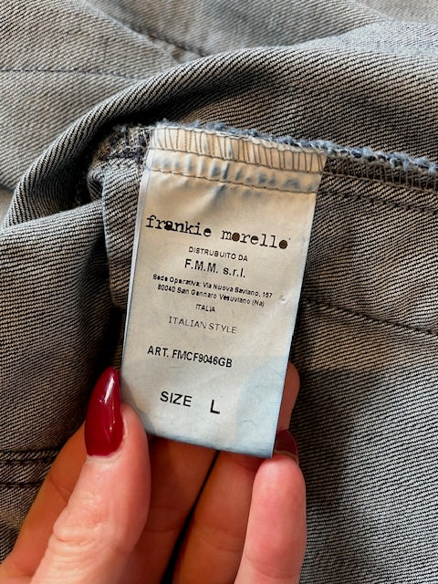 Frankie Morello Jean Jacket from Fall/Winter 2019 Collection (Size Large)