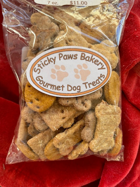 Sticky Paws Bakery Gourmet Dog Treats Package