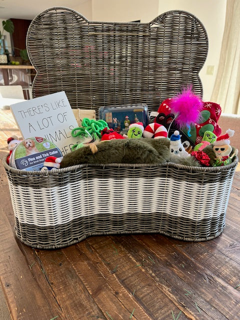 Holiday Snuggles + Playtime Basket