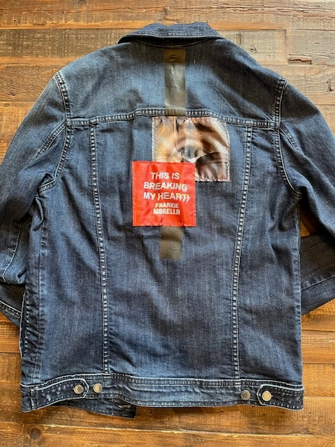 Frankie Morello Jean Jacket from Fall/Winter 2019 Collection (Size Large)