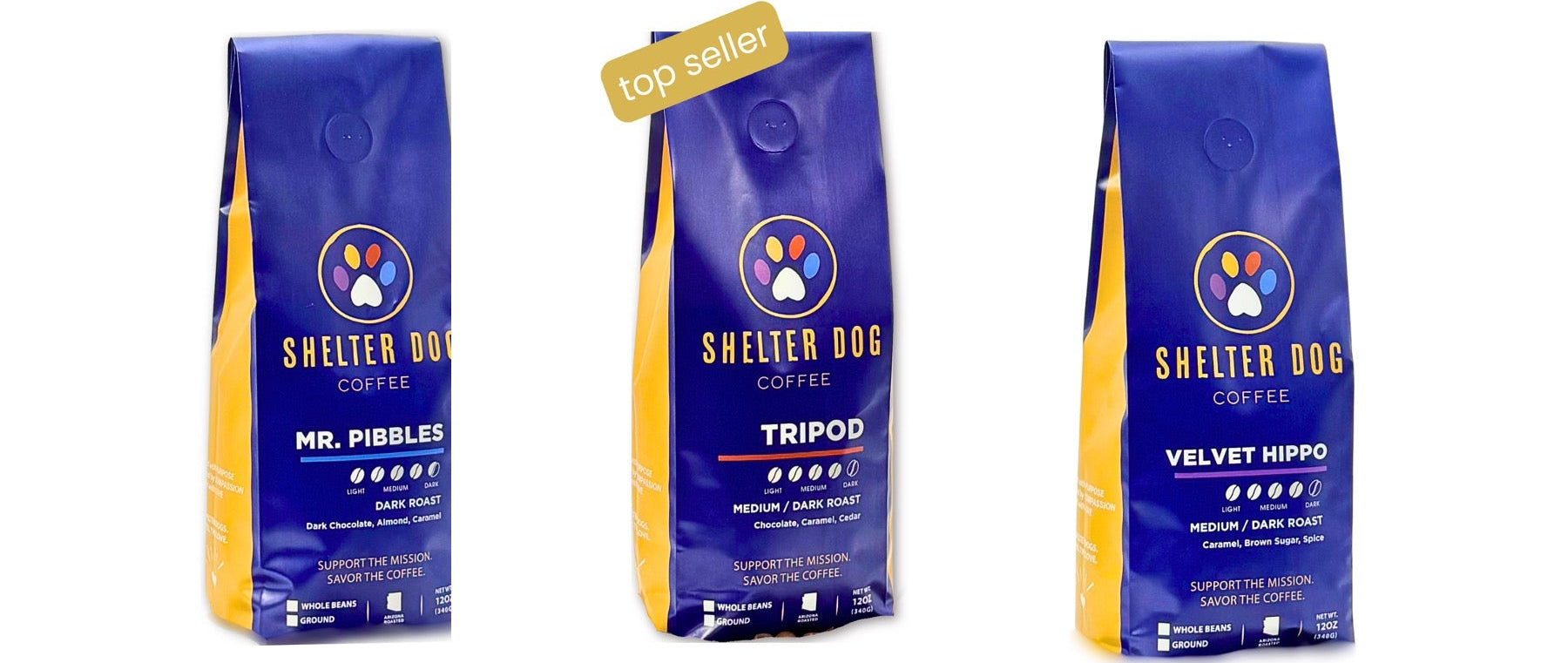 3-Month Subscription of Shelter Dog Coffee