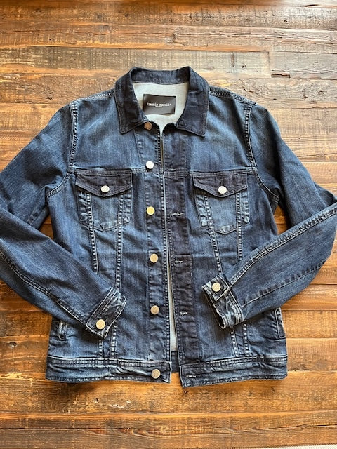 Frankie Morello Jean Jacket from Fall/Winter 2019 Collection (Size Large)