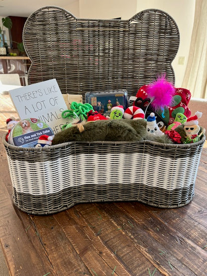 Holiday Snuggles + Playtime Basket