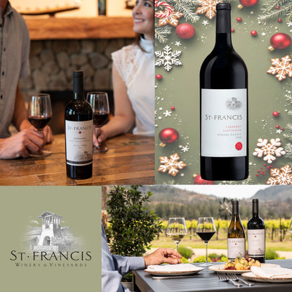 St. Francis Winery 2019 Cabernet Sauvignon Magnum & Artisan Tasting for Two